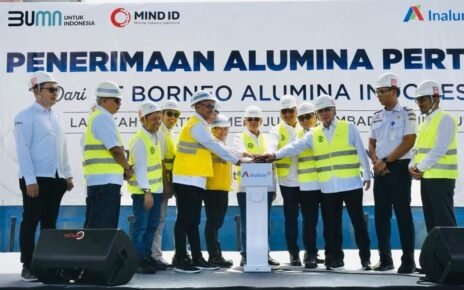 Perdana Terima Kiriman Alumina, INALUM Sambut Kemandirian Aluminium