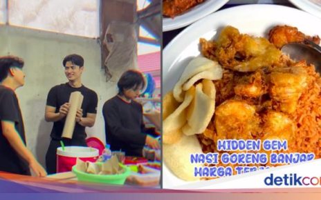 3 Pria Tampan Penjual Nasi Goreng Ini Bikin Pembeli Salting