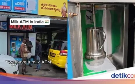 Unik! Ada ATM Susu di India Harganya Rp 10 Ribuan