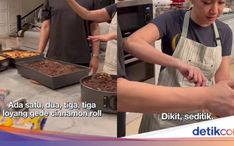 Jadi Tradisi, BCL Bikin 4 Loyang Cake Cokelat Sekaligus untuk Lebaran