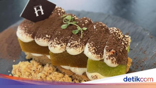 Uniknya Bikamisu, Bika Ambon yang Disajikan Seperti Tiramisu