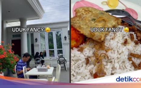 Gokil! Rumah Mewah di Lampung Jadi Tempat Jualan Nasi Uduk Rp 10 Ribuan