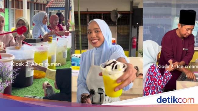 Sekolah Ini Gelar Jamuan ala Buffet Hotel untuk Halal Bihalal Muridnya
