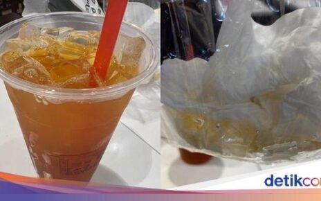 Kecewa! Pembeli Ini Beli Es Teh Lemon Rp 54.000 tapi Isinya Banyak Es Batu