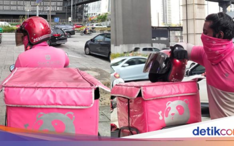Keren! Pengantar Makanan Ini Punya 2 Pekerjaan Sampingan
