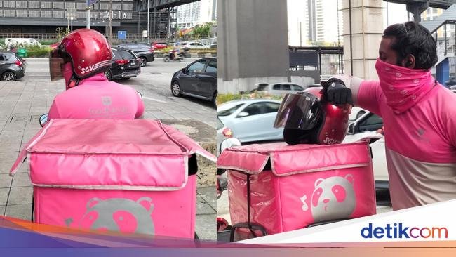 Keren! Pengantar Makanan Ini Punya 2 Pekerjaan Sampingan