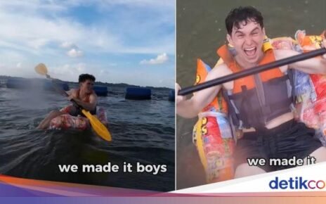Kreatif! YouTuber Ini Bikin Perahu dari Keripik Kentang dalam Kemasan