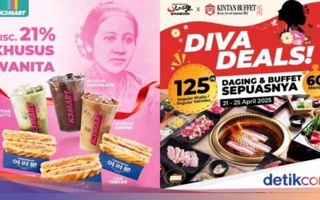 Merapat! 5 Diskon Spesial Hari Kartini Buat Makan Daging hingga Sushi