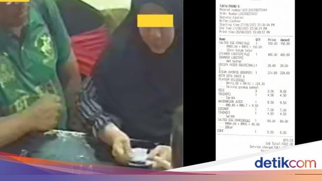 Kacau! Harga Makanan Kemahalan, 5 Pengunjung Restoran Kabur Tak Bayar