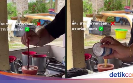Ngeri! Gerai Ini Pakai Sekaleng Kental Manis untuk Segelas Es Cokelat