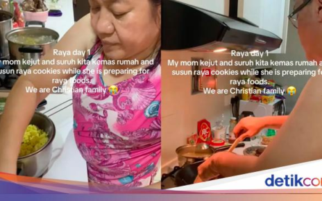Non Muslim Ikut Sambut Lebaran dengan Masak Ketupat dan Rendang
