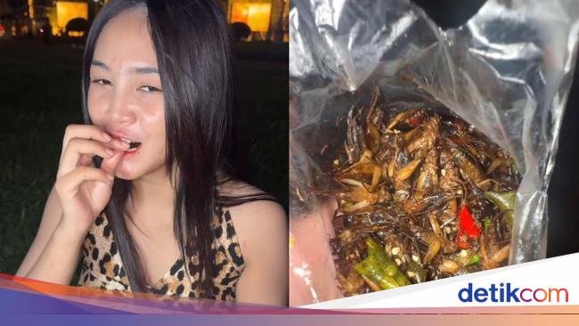 Penjual Jangkrik Goreng di Kamboja Ini Cantiknya Bikin Salah Fokus!