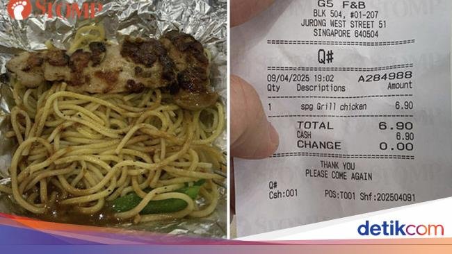 Pesan Spaghetti Ayam Panggang Rp 88 Ribu, Porsi Ayamnya Mungil