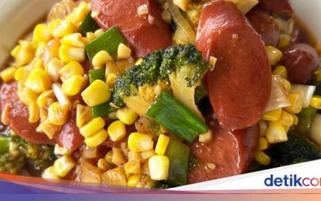 Resep Tumis Sosis Jagung Manis, Lauk Praktis yang Lezat Mantap