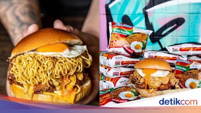 Resto di Sydney Ini Punya Menu Burger Indomie yang Halal