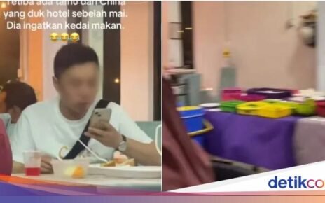 Kocak! Pria Ini Mengira Acara 'Open House' Warung Makan