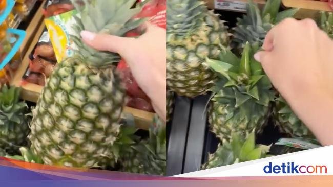 Trik Mudah Pilih Nanas Matang, Cermati Bagian Mahkotanya