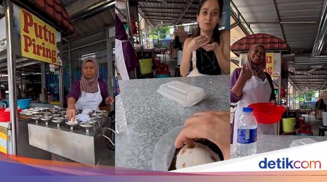 Hebat! Penjual Putu Jago Bahasa Inggris Ini Tuai Pujian