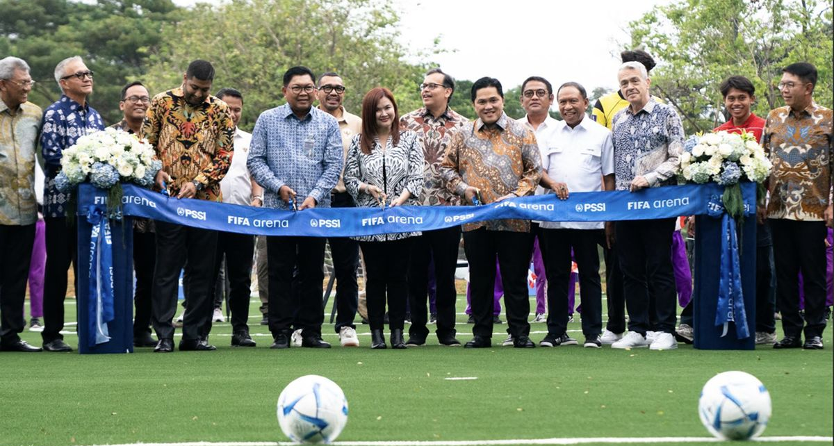 Bank Mandiri, FIFA, dan PSSI Hadirkan Lapangan Mini Soccer Ramah Anak