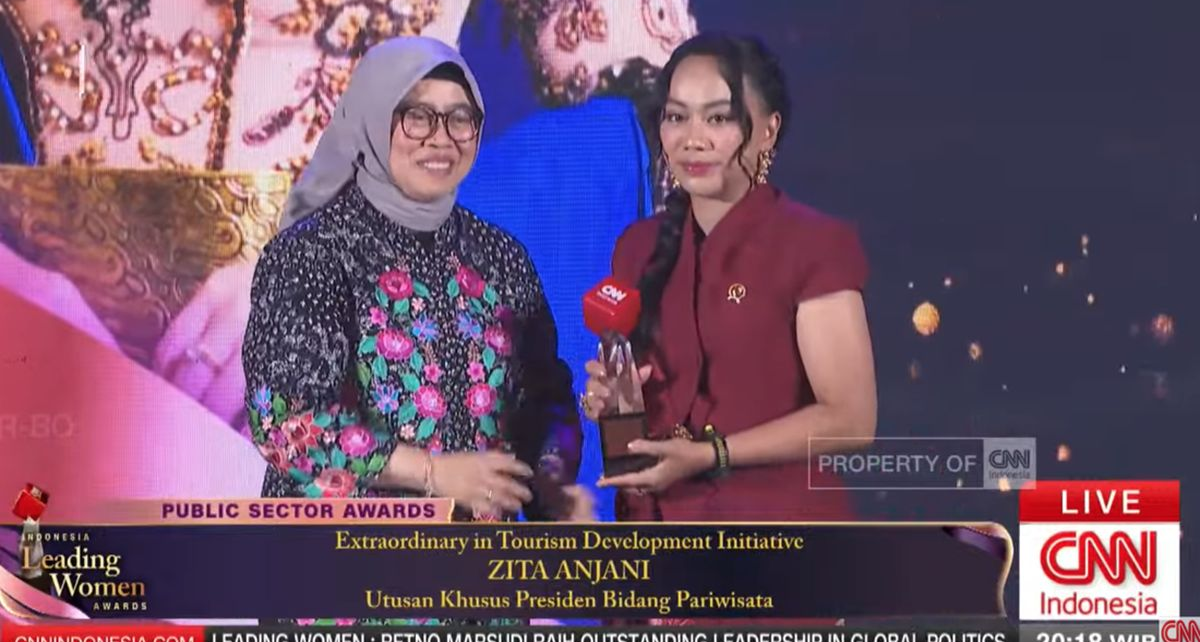 Zita Anjani Raih Extraordinary Tourism Development Initiative