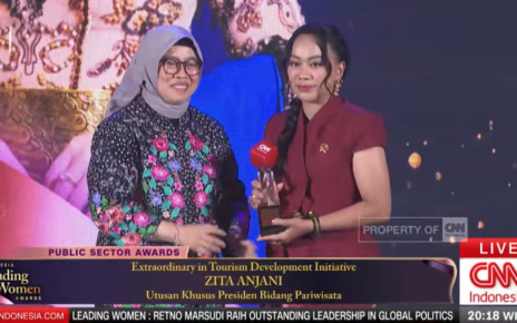 Zita Anjani Raih Extraordinary Tourism Development Initiative