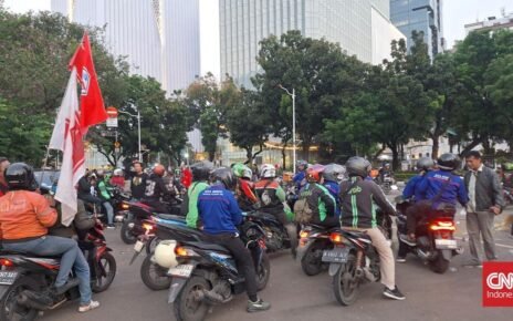 Demo Driver Ojol Bubar Usai Diterima Orang Kemenhub: Salam Satu Aspal