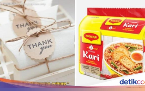Pengantin Bikin Tamu Terkejut, Siapkan Bingkisan Mie Instan