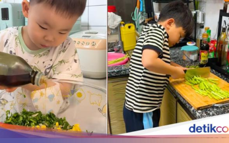 Di China Ada Tren Anak-anak Sibuk Masak Buat Orang Tua