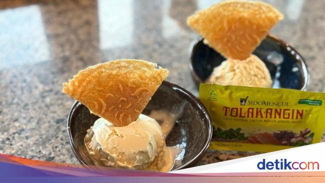 Semriwing! Es Krim Tolak Angin dan Wedang Jahe Khas Hotel Tentrem