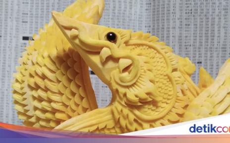 Gokil! 10 Kreasi Ukiran Buah dan Sayur Buatan Gaku Seniman Jepang