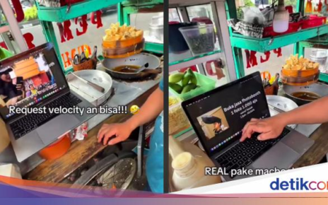 Gokil! Penjual Batagor Ini Tawarkan Jasa Photobox Rp 1.000 per Foto