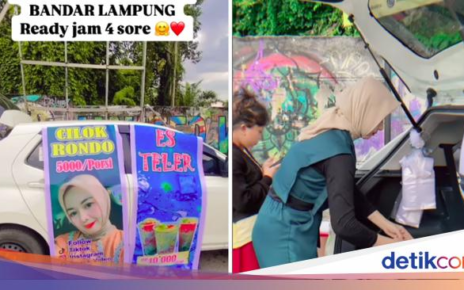 Keren! Wanita Ini Jualan Cilok pakai Mobil, Habis 25 kg per Hari