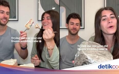 Pasangan Ini Makan Lagi Kue Pengantin yang Dibekukan 1 Tahun