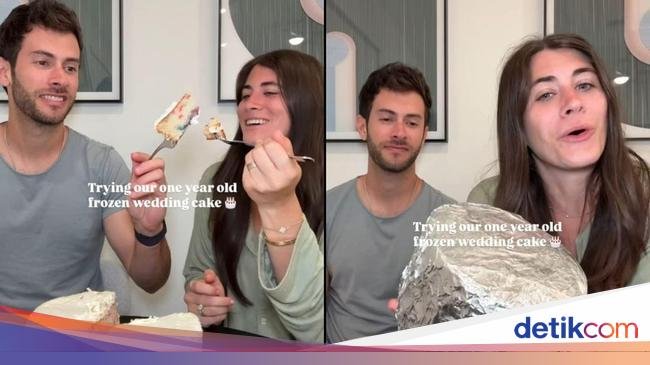 Pasangan Ini Makan Lagi Kue Pengantin yang Dibekukan 1 Tahun