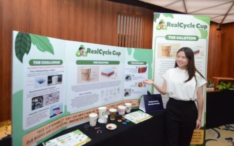Gracelyn Atmadja Ciptakan Cangkir Kopi Kertas Bebas Mikroplastik
