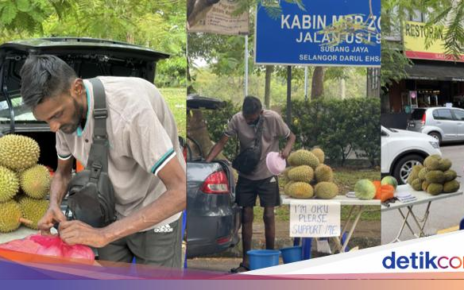 Mantan Detektif Jualan Durian Demi Bantu Pengobatan Ibunya