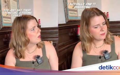 Mukbang 20 Piring di Restoran, Influencer Dicap Mirip 'Anak Babi'