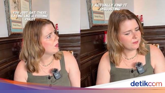 Mukbang 20 Piring di Restoran, Influencer Dicap Mirip 'Anak Babi'