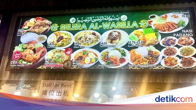 Penjual Makanan Kaki Lima di Singapura Gulung Tikar Gegara Harga Sewa Selangit