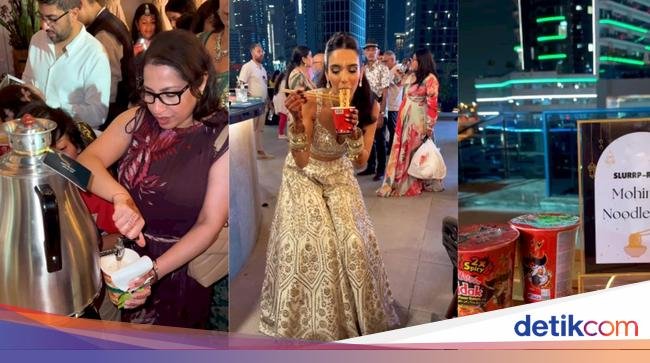 Ketagihan Mie Instan, Pengantin Nekat Sajikan Menu Ini di Pernikahannya