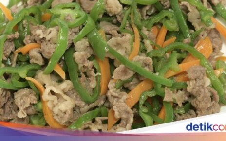 Resep Daging Sapi Tumis Paprika, Lauk Praktis Enak Untuk Bekal