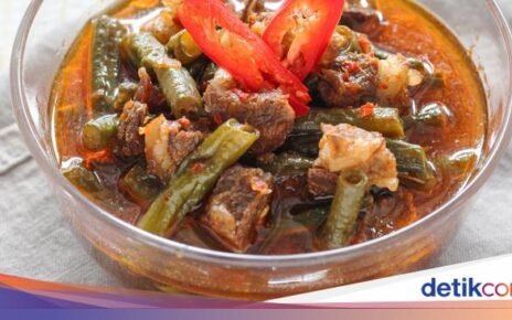 Resep Sambal Goreng Daging dan Kacang Panjang yang Pedas Mantap