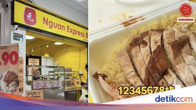 Seporsi Nasi Ayam Rp 24 Ribu Disebut yang Termurah di Singapura