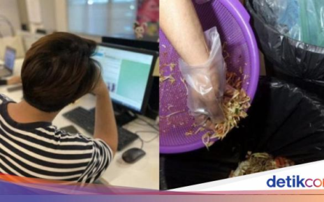 Tak Punya Uang, Mahasiswa Ini Mengais Tempat Sampah Demi Dapat Makanan