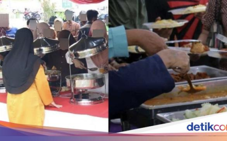 Tamu Kondangan Kesal karena Pengantin Beri 'Jatah' Makanan Prasmanan