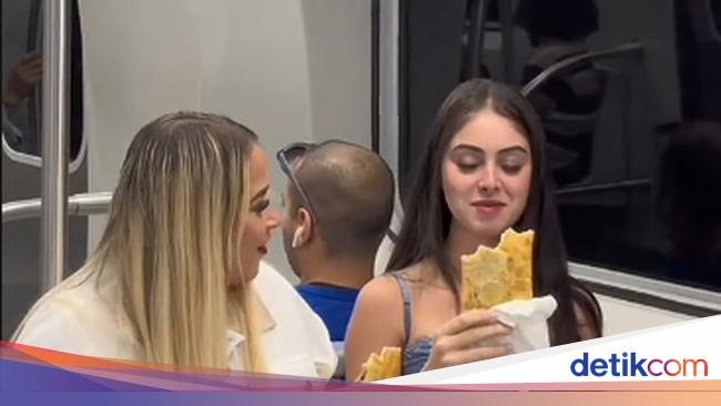 Ajak Orang Tak Dikenal Makan Bareng di Kereta, TikToker Ini Viral