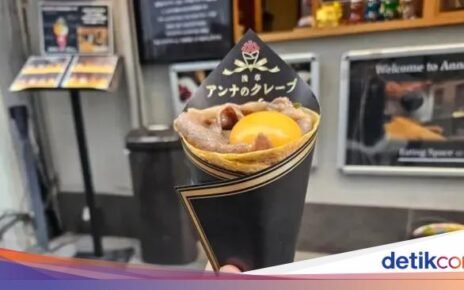 Unik! Ada Crepes Isi Sukiyaki dari Wagyu Premium di Jepang
