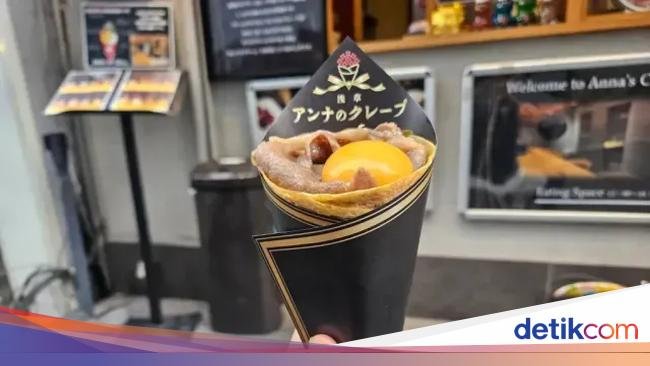 Unik! Ada Crepes Isi Sukiyaki dari Wagyu Premium di Jepang