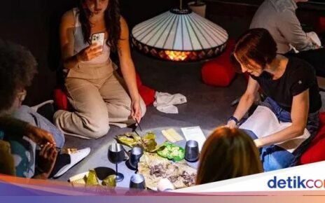 Unik! Konsep Restoran Pop-up Sajikan Makanan Langsung di Atas Lantai