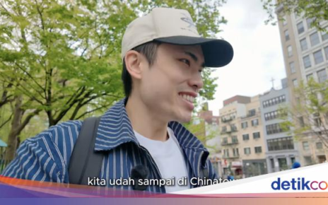 YouTuber Indonesia Cicip Gado-gado dan Ikan Bakar di New York